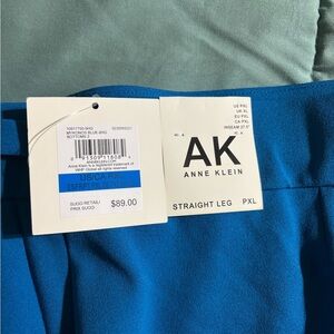 Anne Klein Vibrant Blue Petite Trousers